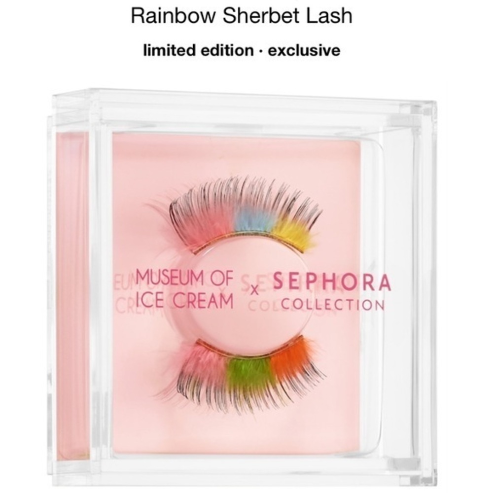 NIB Museum of Ice Cream X Sephora Rainbow Lashes Limited Edition